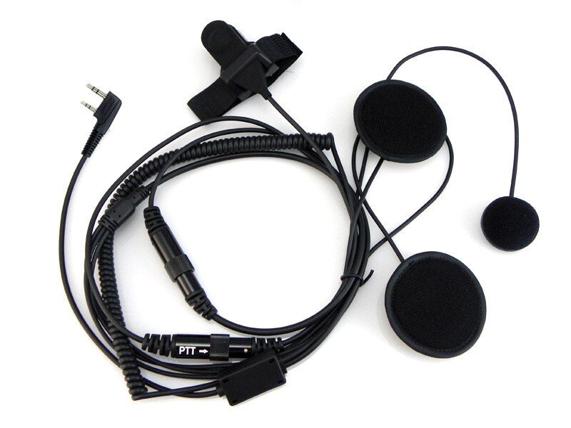 Yamaç Paraşütü Kask Kulaklık Mikrofon Seti – Baofeng Uyumlu