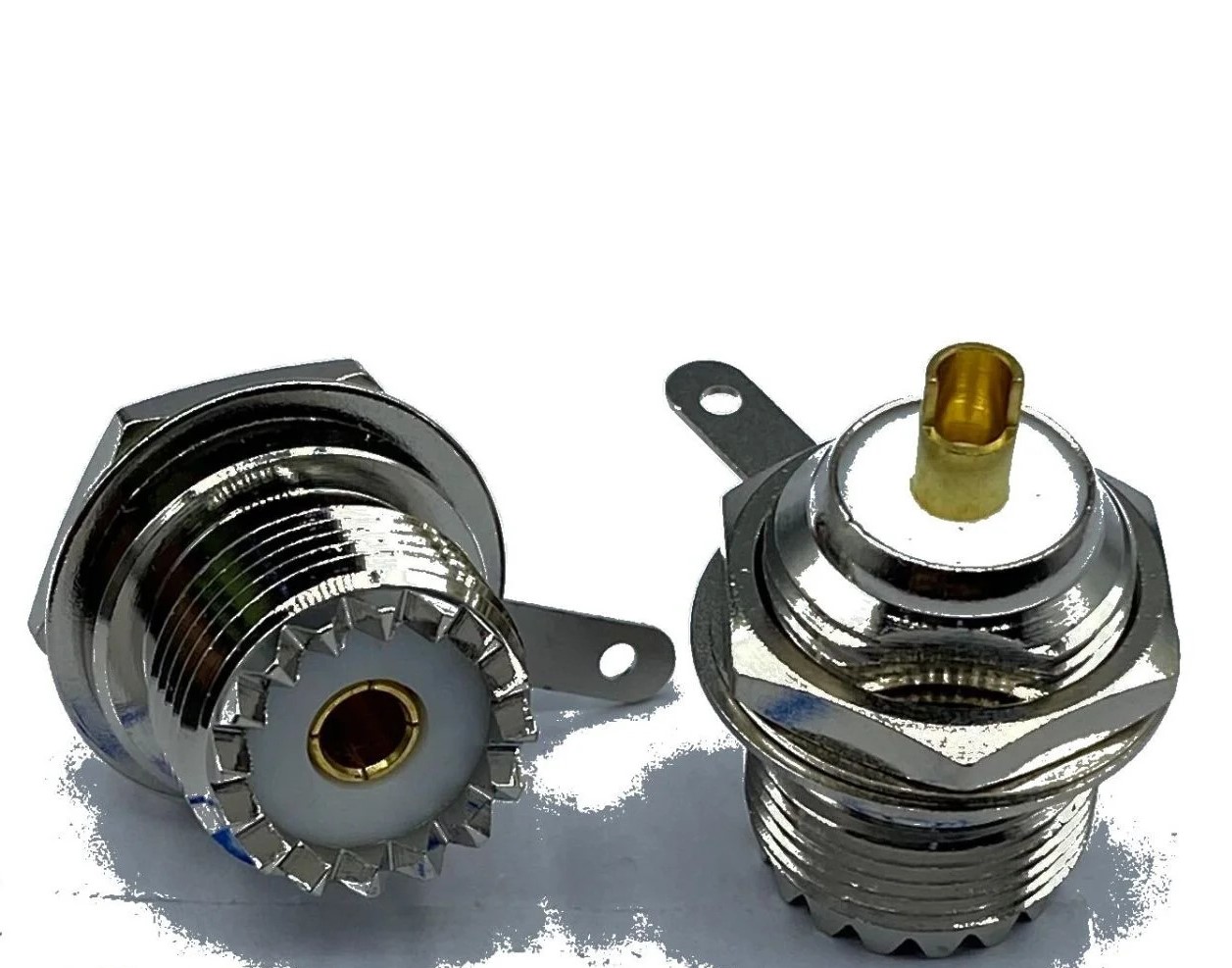 UHF SO239 Yuvarlak Şase Tip Konnektör – Dayanıklı RF Bağlantı Elemanı