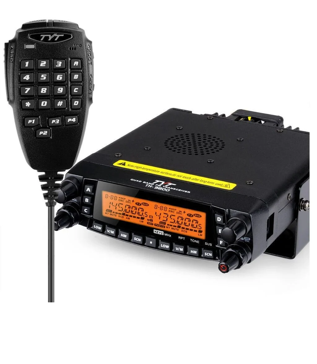 TYT TH-9800 PLUS Quad Band Amatör Araç Telsizi - 50Watt, VHF/UHF